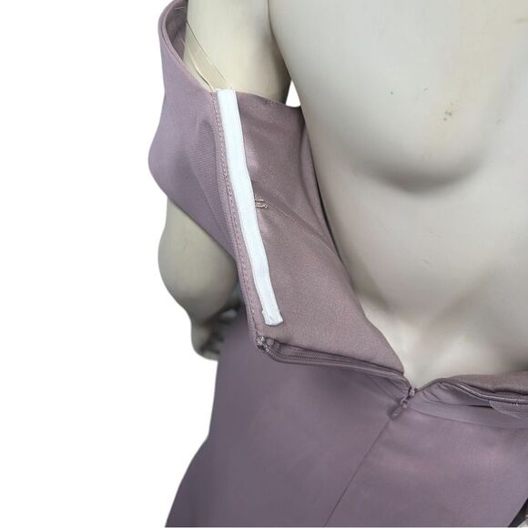 NWT JJ’s House Light Purple Bridesmaid Dress Formal Gown Maxi Prom Off Shoulder - Picture 9 of 10